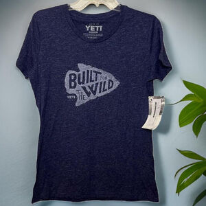 NWT Yeti Built for the Wild Women’s T-Shirt Tee Sz M